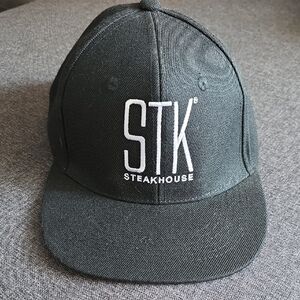 STK Steakhouse Black Adjustable Snapback Hat